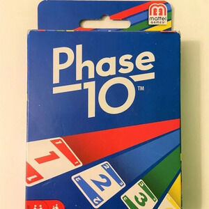 2019 Phase 10  Card Game Mattel New Open Box With Instructions
